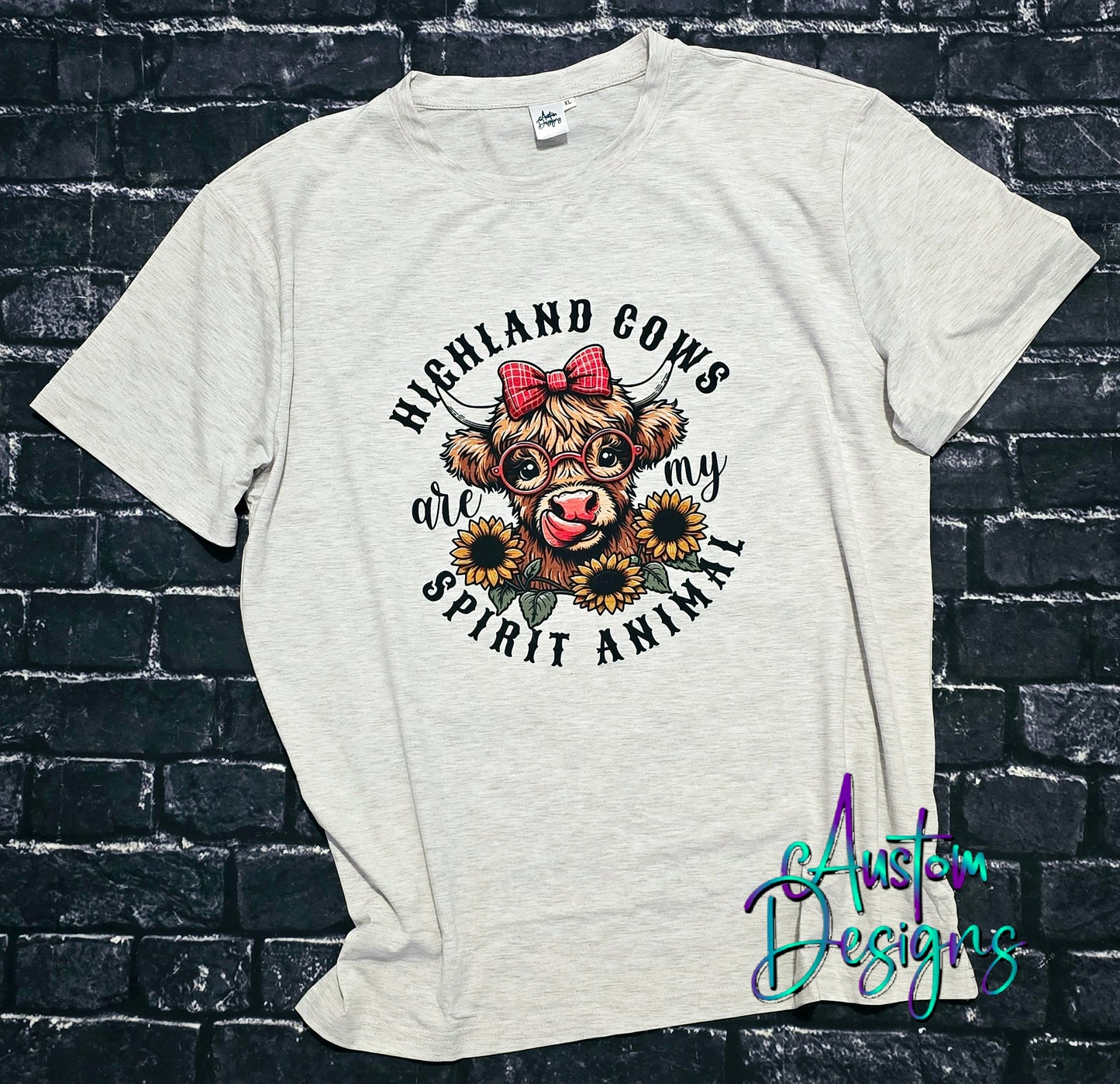 Highland Cow Spirit Animal T-shirt