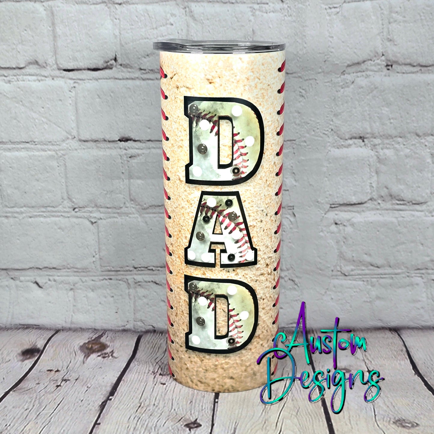 Baseball Dad Tumbler