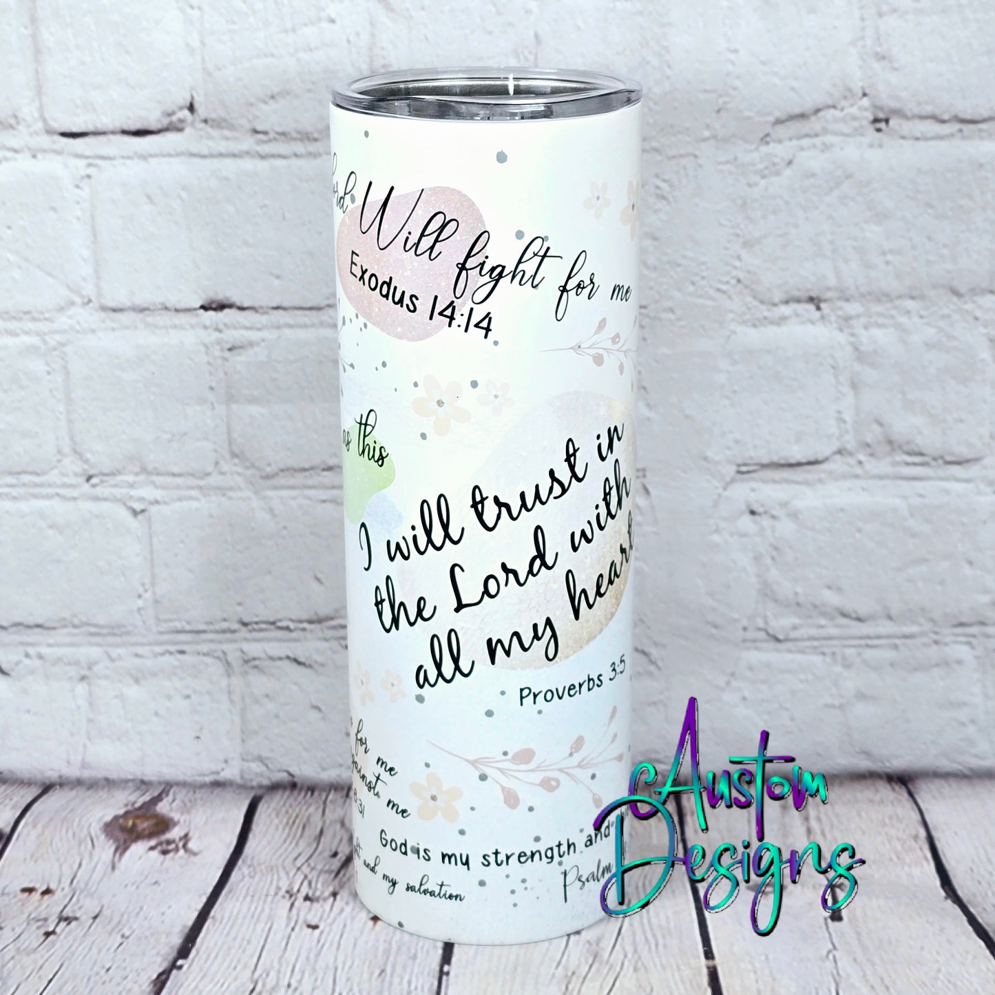 Christian Daily Affirmation Tumbler