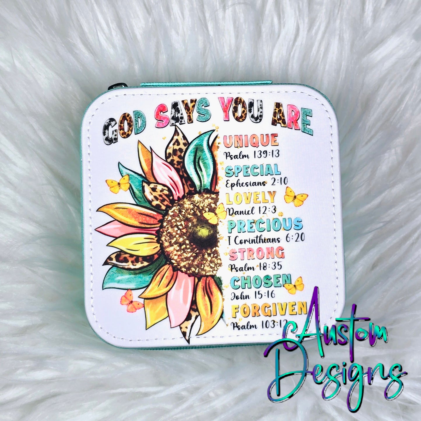 God Says You Are Travel Jewelry Box