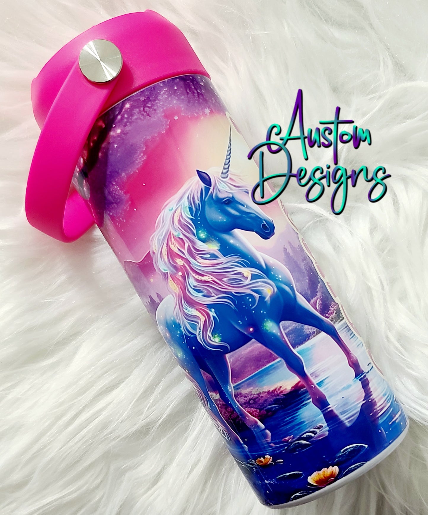 Unicorn Neon Tumbler