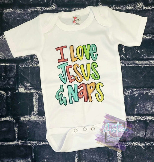 'I love Jesus & Naps' Onesie