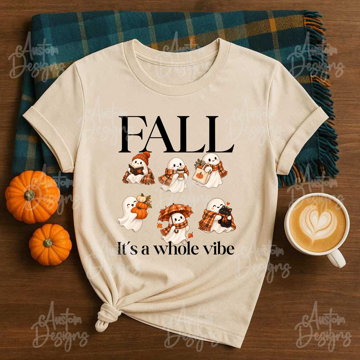 Fall It's A Whole Vibe Digital Design