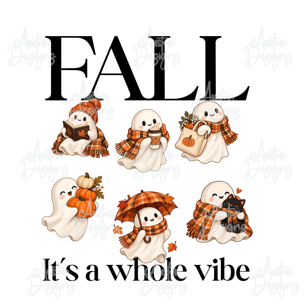 Fall It's A Whole Vibe Digital Design