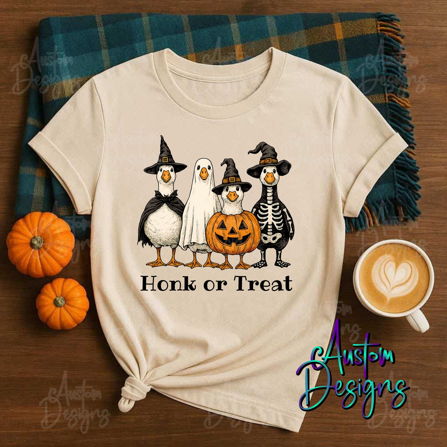 Honk or Treat Digital Design