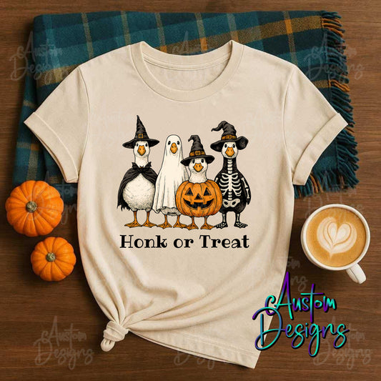 Honk or Treat Digital Design