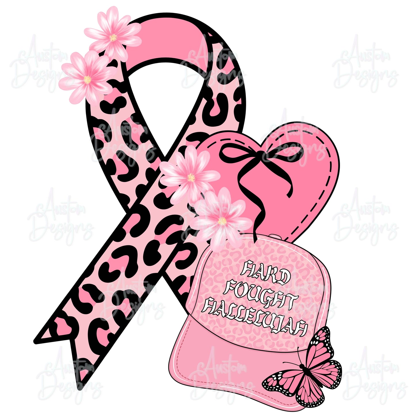 Pink Hard Fought Hallelujah Digital Design