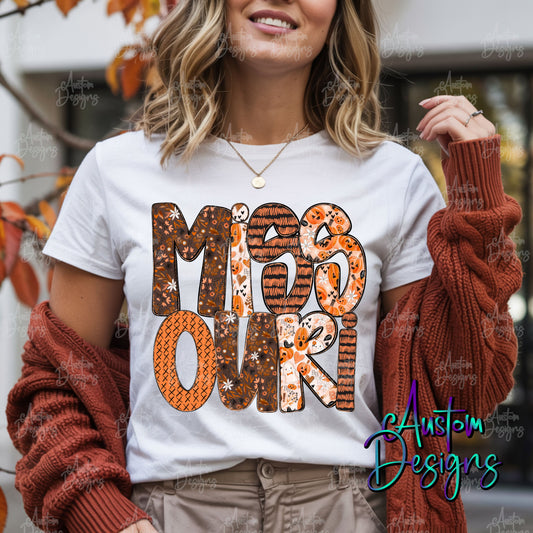 Missouri Pumpkin Alpha T-Shirt
