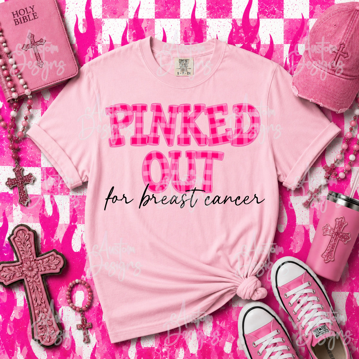 Pinked Out for Breast Cancer Digital Download