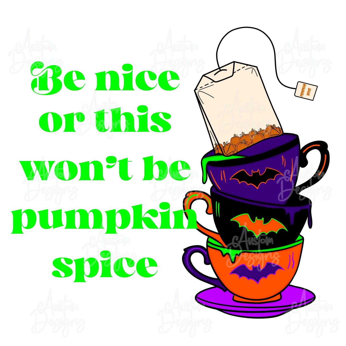 Halloween Be Nice Digital Design